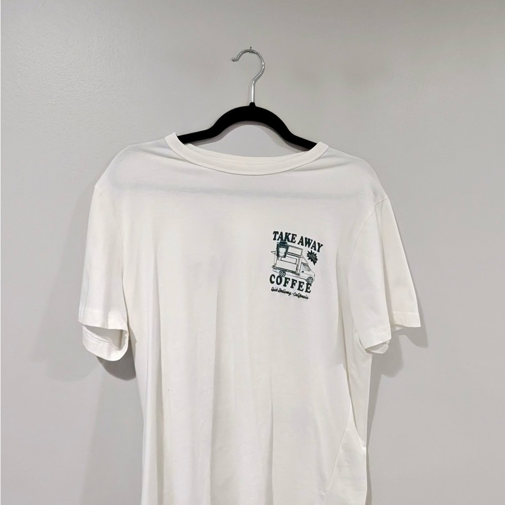Cactus White Coffee Graphic Tee